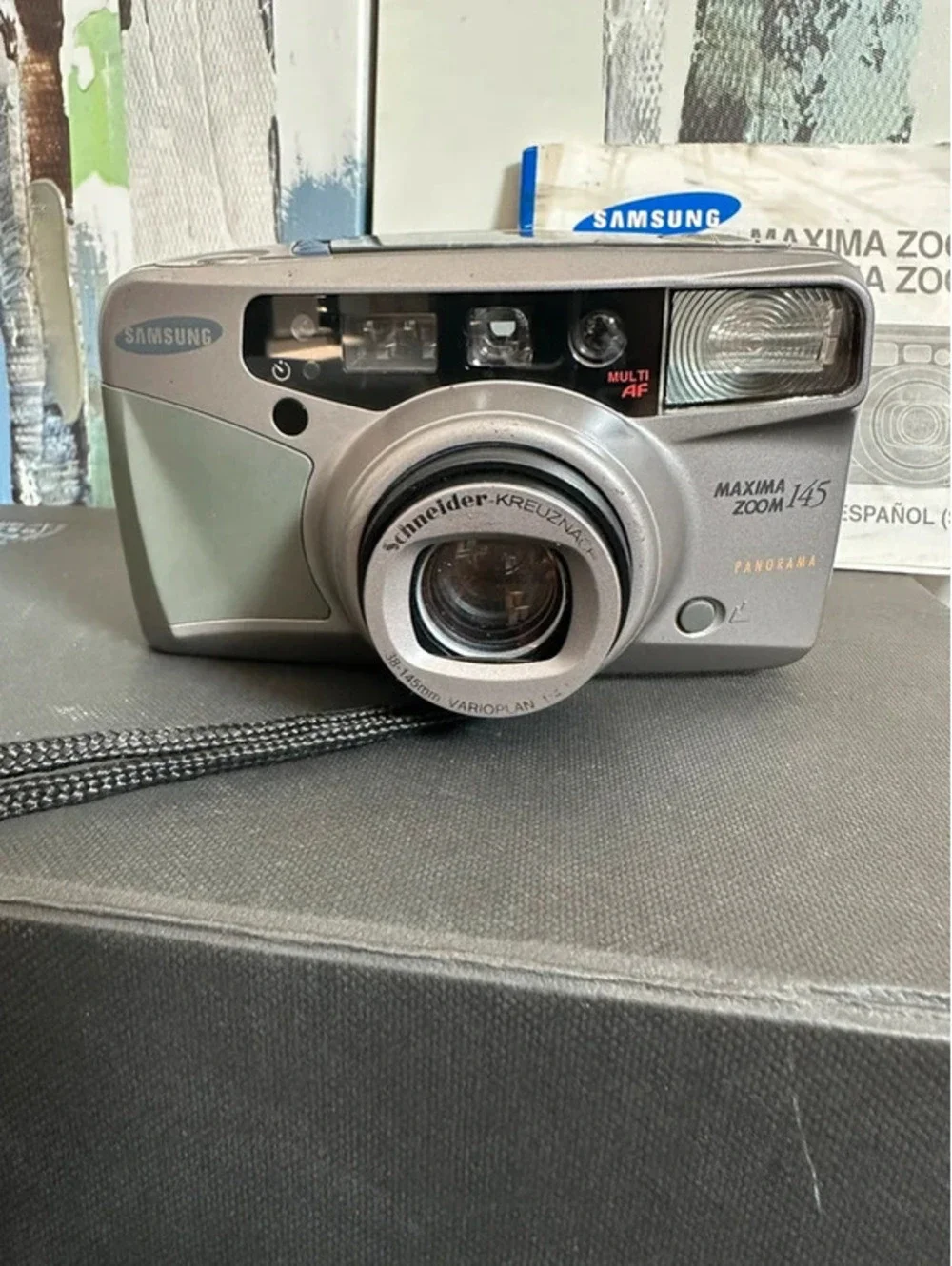 Samsung Maxima Zoom 145S 35mm Point & Shoot Film Camera w/ Case & Original Box